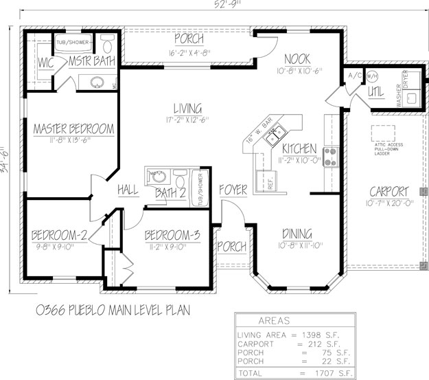 Pueblo Floor Plan